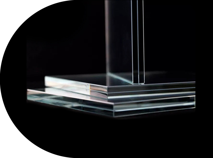 Vidro laminado ultra branco